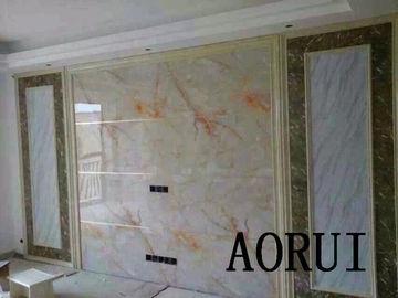 Linha composta plástica de madeira de mármore da extrusão macia para o assoalho de imitação