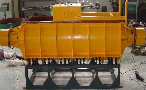 Tipo linear curvado máquina da parede de revestimento vibratório automática para as peças de metal
